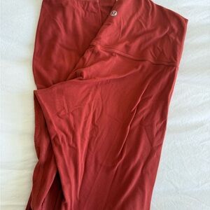 lululemon athletica Red Leggings